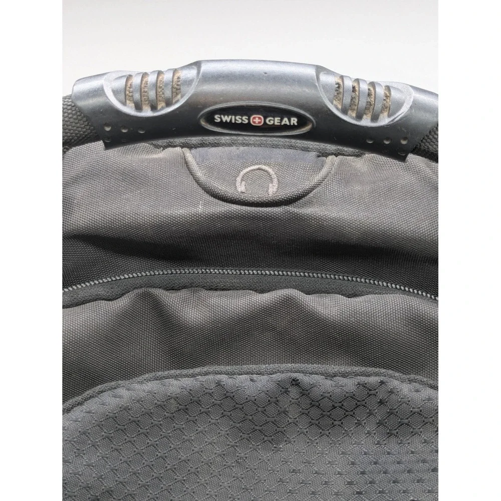 SwissGear ScanSmart Laptop Backpack Black TabletSafe Travel Bookbag 20x12x9